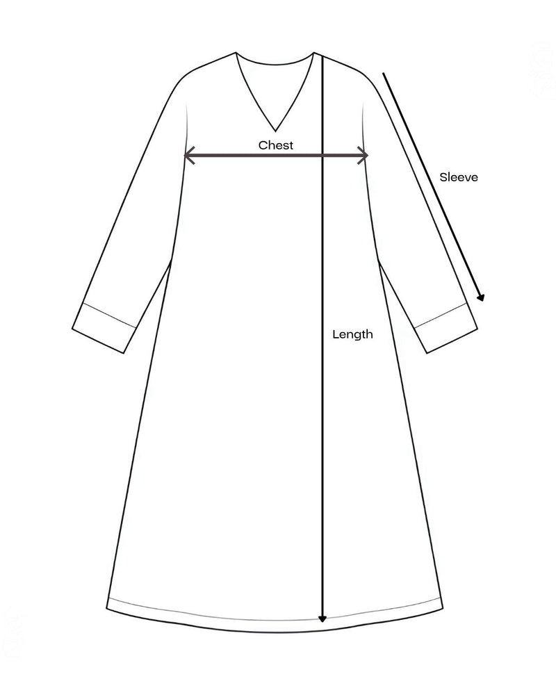 Perfectly Imperfect Twill Dress measurements